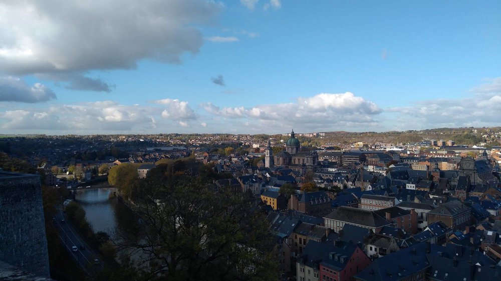 Namur depuis la Citadelle